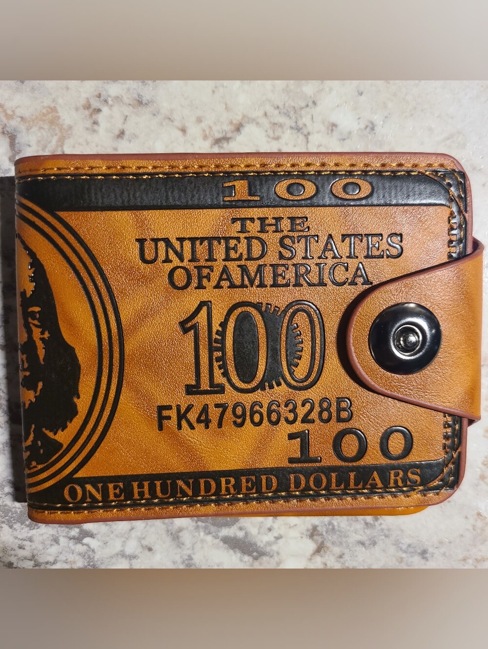 FAUX Leather Money Clip Wallet - Ta nCurrency Design